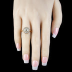 Antique Victorian Fancy Diamond Daisy Cluster Ring 2.68ct Total