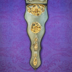 Antique Victorian French 18ct Gold Bracelet Earrings Brooch Suite With Box 