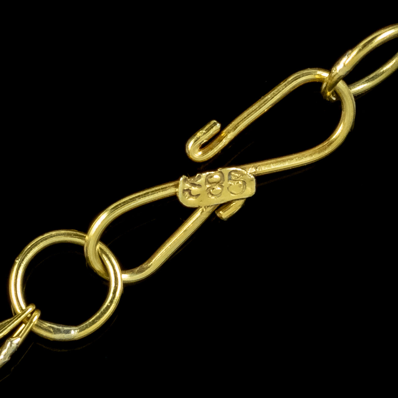 Antique Victorian Gemstone Necklace 14ct Gold Circa 1900