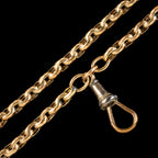 Antique Victorian Guard Chain 9ct Gold Circa 1880