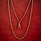 Antique Victorian Guard Chain 9ct Gold