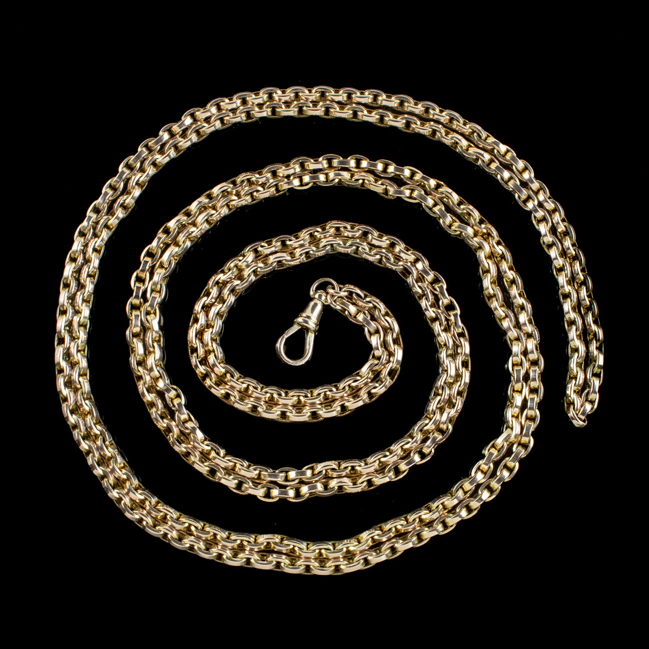 Antique Victorian Guard Chain 9ct Gold