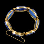 Antique Victorian Micro Mosaic Bracelet 18ct Gold 
