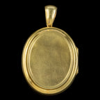 Antique Victorian Ruby Pearl Star Locket 18ct Gold 
