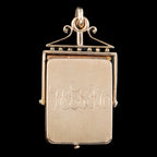 Antique Victorian Venus And Mars Agate Cameo Locket 15ct Gold