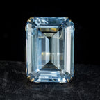 Art Deco Blue Topaz Cocktail Ring 89ct Topaz Circa 1920 