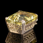 Art Deco Citrine Pendant 18ct Gold 35ct Citrine Circa 1920