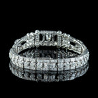 Art Deco Diamond Bracelet Platinum 15ct Diamond 
