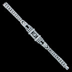 Art Deco Diamond Bracelet Platinum 15ct Diamond 