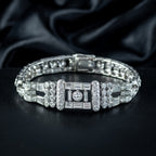 Art Deco Diamond Bracelet Platinum 15ct Diamond 