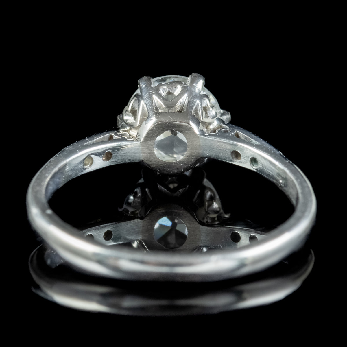 Art Deco Diamond Solitaire Ring 1.20ct Diamond