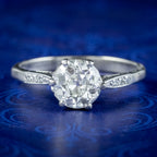 Art Deco Diamond Solitaire Ring 1.20ct Diamond