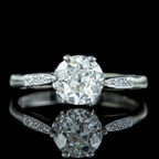 Art Deco Diamond Solitaire Ring 1.20ct Diamond