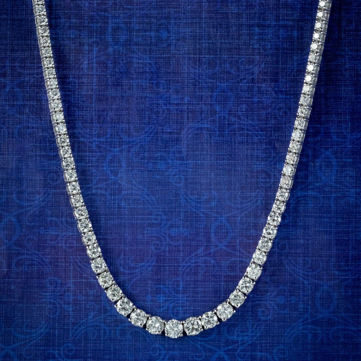 Diamond Riviere Necklace 18ct Gold 20ct Of Diamond Main image
