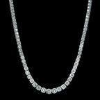 Diamond Riviere Necklace 18ct Gold 20ct Of Diamond