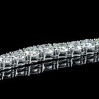 Diamond Riviere Necklace 18ct Gold 20ct Of Diamond