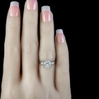 Art Deco Style Diamond Solitaire Ring 1.65ct Of Diamond With Cert