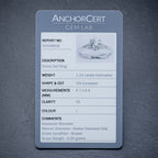 Diamond Solitaire Engagement Ring Platinum 1.24Ct Old Cut Diamond Cert