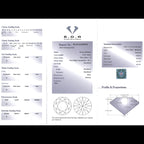 Diamond Cluster Ring 0.80ct Vs1-D Colour Diamond With Cert