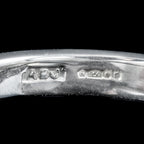 Diamond Cluster Ring 0.80ct Vs1-D Colour Diamond With Cert