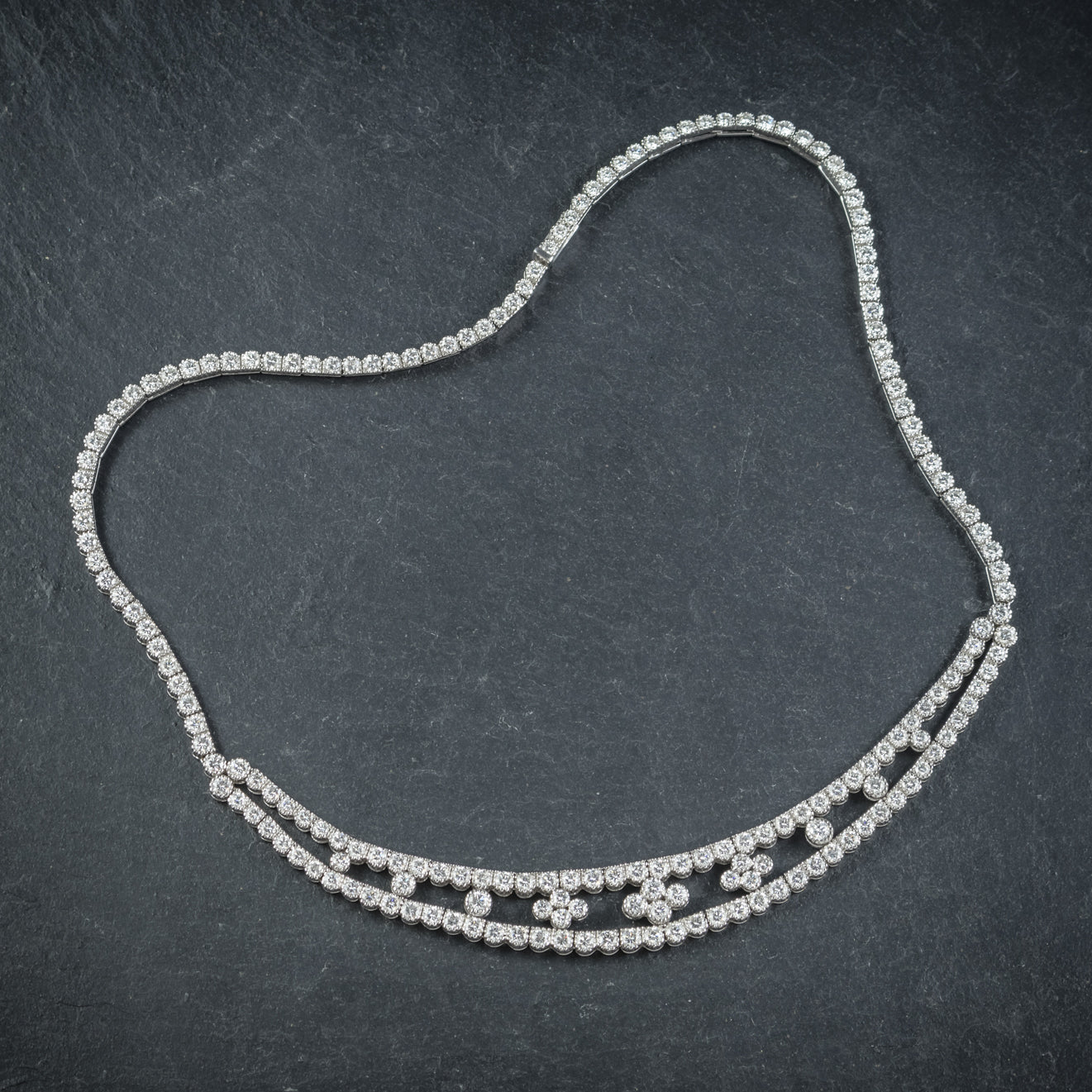 Diamond Necklace 18ct White Gold Secondary image