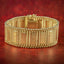 Vintage Solid 18ct Gold Track Bracelet 